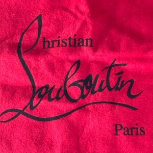 Classic Christian Louboutin Red Dust Bag